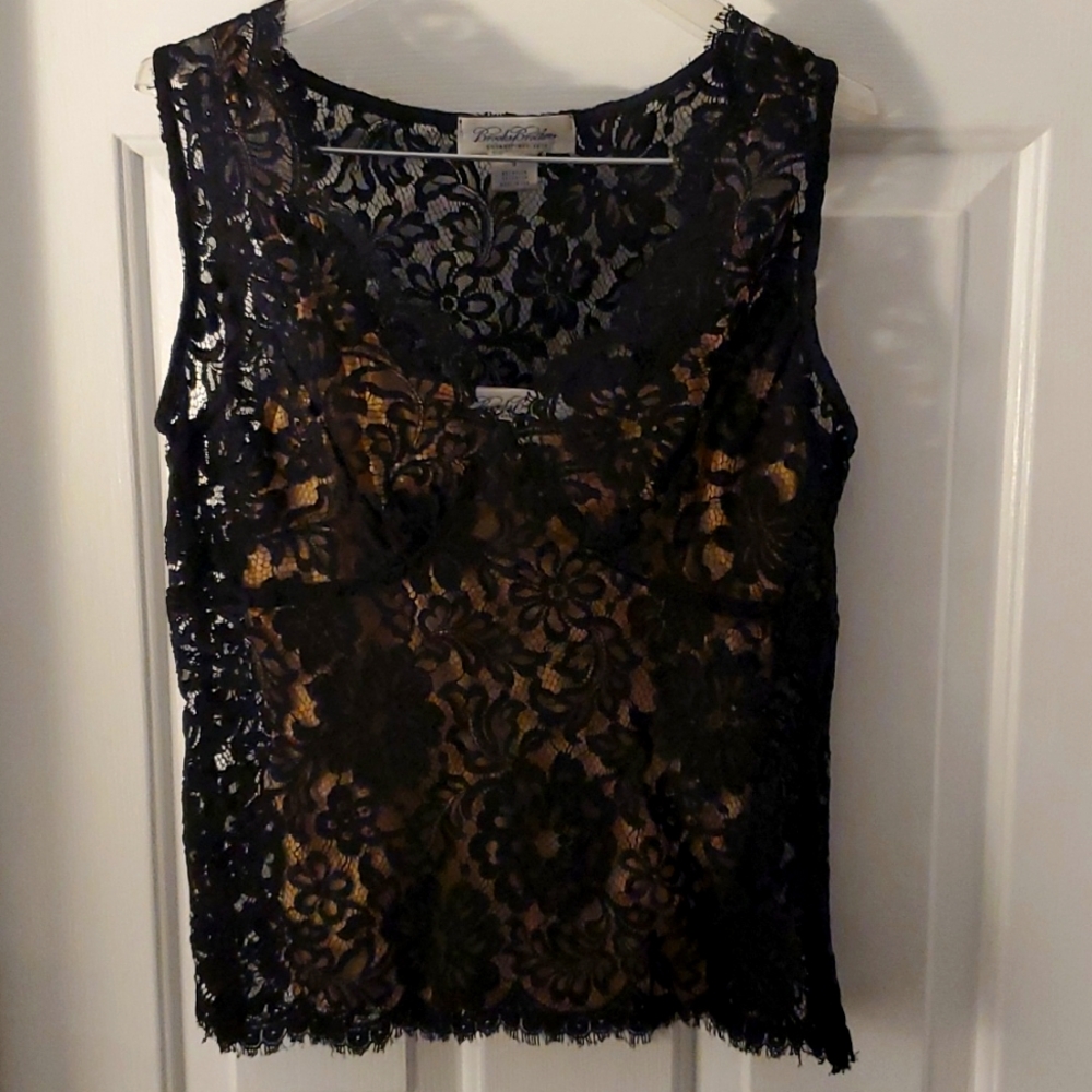 Brooks Brothers Lace top, Size 8